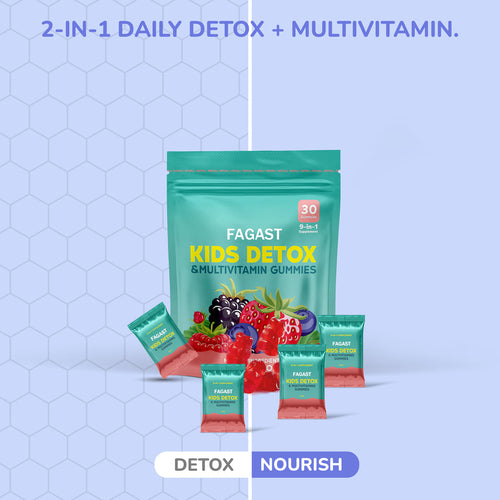 FAGAST - Kids Detox & Multivitamin Gummies